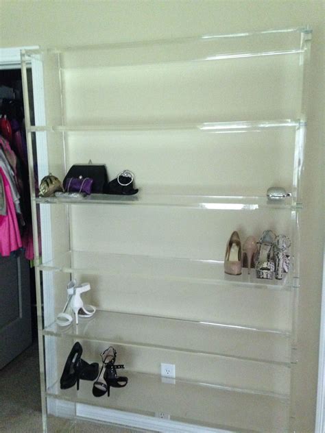 My Beautiful Custom Made Lucite Shoe Rack Apartment Room Apartment Living Acrylic Furniture