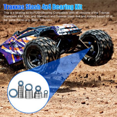 21x Bearings Kit For Traxxas Slash 4x4 Rustler Stampede 4X4 VXL