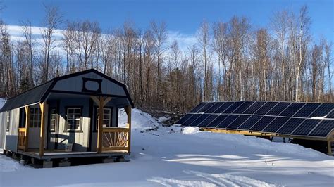 Off Grid Cabin Winter Update YouTube