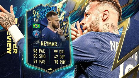 TOTS NEYMAR PLAYER REVIEW FIFA 22 Player Reviews YouTube