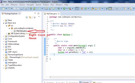 How To Run A Simple Java Program In Eclipse Stack Overflow