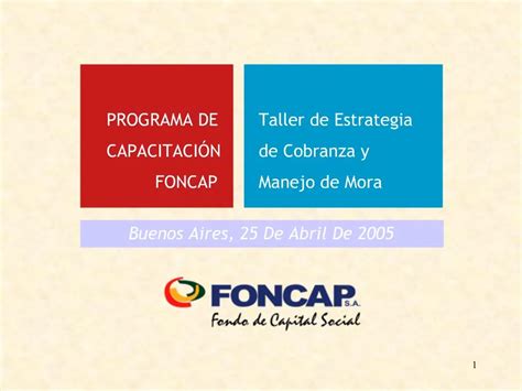 Ppt Programa De Capacitaci N Foncap Powerpoint Presentation Free