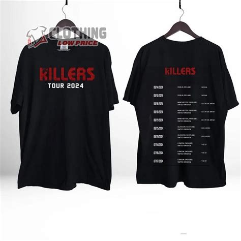 The Killers Tour 2024 Merch, The Killers Tour Dates 2024 Shirt, The Killers Tour 2024 Tickets ...