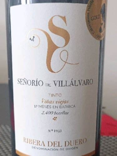 Señorío de Villálvaro Ribera del Duero Tinto Vivino US