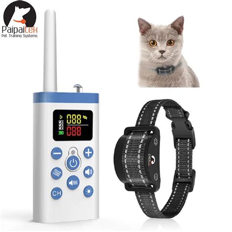 Cat Training Collar Cat Anti Meow Collar No Shock Bark Collar Vibration