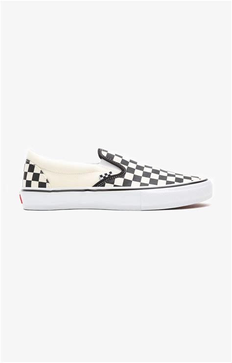 Vans Skate Slip-On Pro Shoes, Checkerboard – Concrete Skate Supply