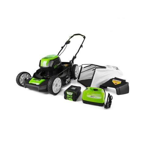 Greenworks Pro 21 Inch 80v Cordless Lawn Mower 40 Ah Battery Included Glm801602