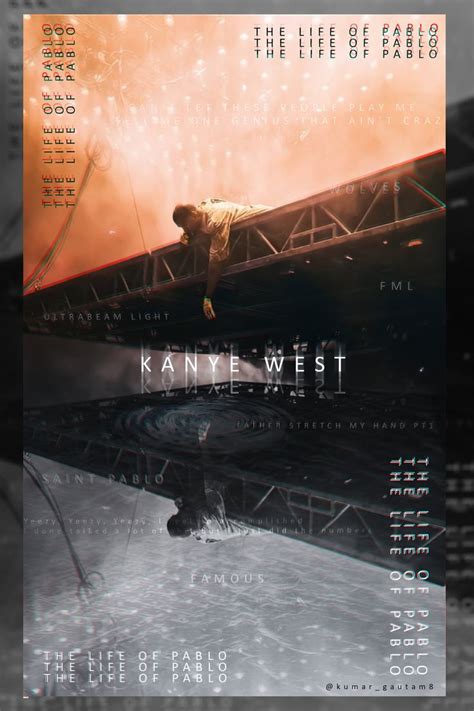 Kanye West Tlop Rgb Poster Defining Kanye West Father Kanye West