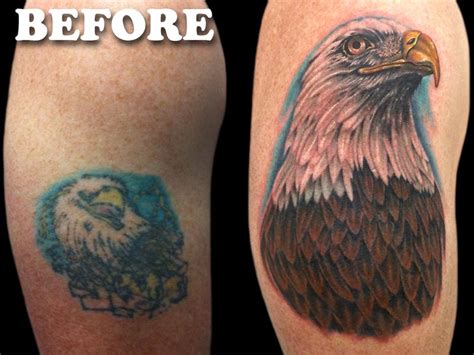 Eagle Coverup By Mark Duhan Tattoonow