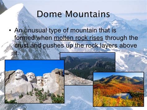 How Is A Dome Mountain Formed