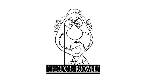 How To Draw Theodore Roosevelt Youtube