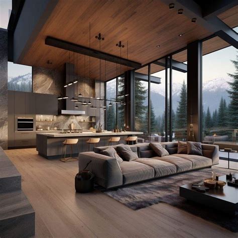 Pin by Anna Kukushkina on 144 Интерьер Mountain home interiors Home