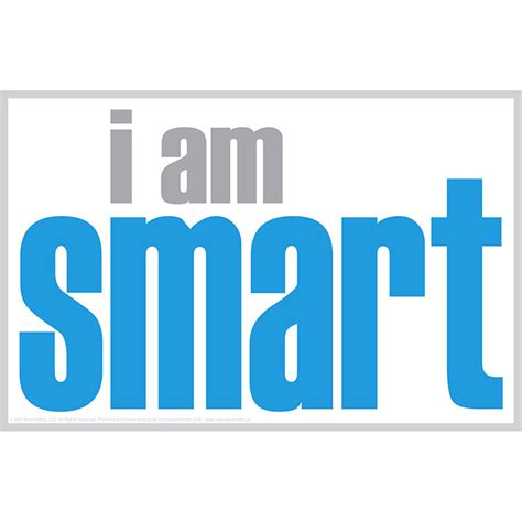 I Am Smart Poster - ISM0001P | Inspired Minds