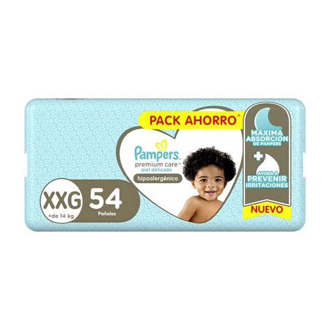 Pañal Pampers Premium Care Xxg 54u Jumbo