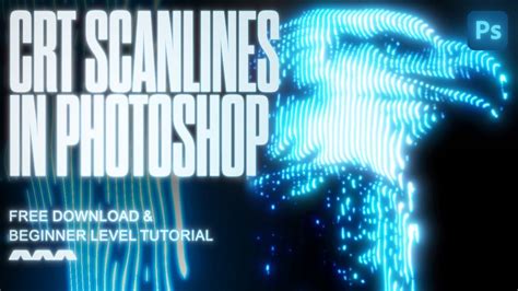 How To Get CRT Scanlines Effects Photoshop Tutorial YouTube