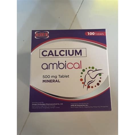 Ambical Calcium Mg Tab S Box Shopee Philippines