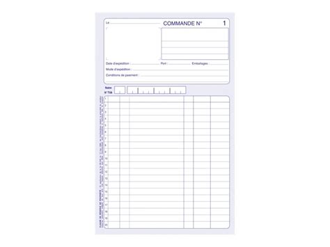 ELVE 10 Manifolds Carnets De Commandes 50 Dupli 21 X 14 Cm Pas