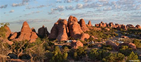 Devils Garden Campground Arches National Park Moab Utah Womo Abenteuer