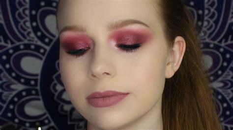 Cranberry Glitter Smokey Eye Tutorial YouTube