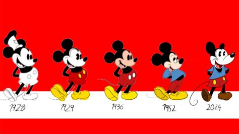 The Evolution Of Mickey Mouse Youtube