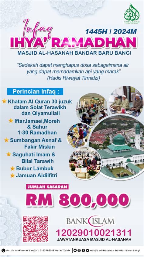 INFAQ IHYA RAMADHAN 1445H 2024M MASJID AL HASANAH BANDAR BARU BANGI