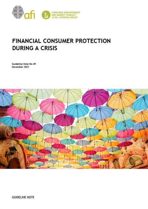 Financial Consumer Protection During a Crisis