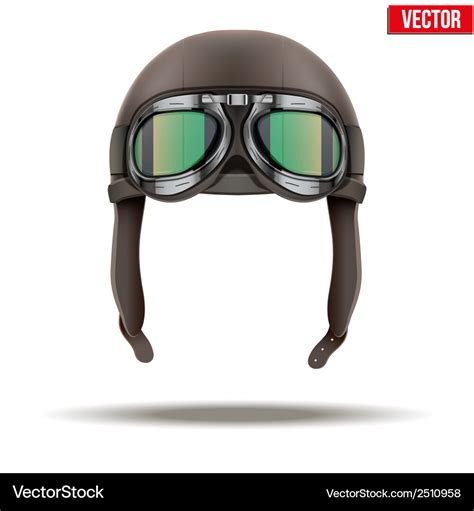 Aviator Helmet And Goggles