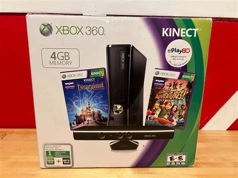 Xbox Slim Gb Console Kinect Disneyland Adventures Bundle Cib Ebay