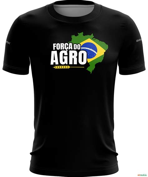 Camiseta Agro Brk Força do Agro Uv50 Gênero Masculino 690695