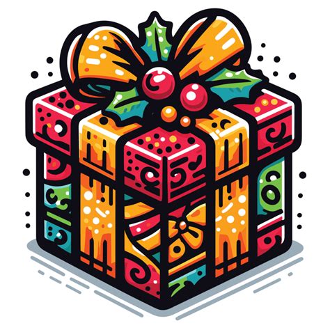 Christmas Present Clipart - Ai Generative 33860842 PNG