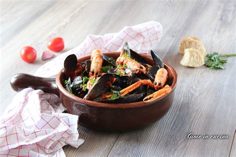 Sugo Con Cozze E Scampi Gioie In Cucina