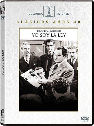 Yo Soy La Ley Import Dvd Edward G Robinson Barbara O Neil