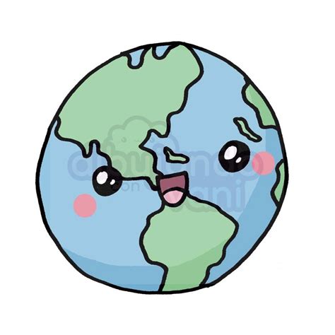 Dibujos De Planetas Kawaii Ilustraci N Del Planeta Tierra Imagenes Sexiz Pix