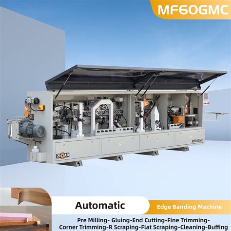 Zicar Automatic Machinery Edge Bander Wood Board Mdf Melamine Laminate