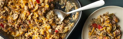 Easy Sausage And Rice Casserole