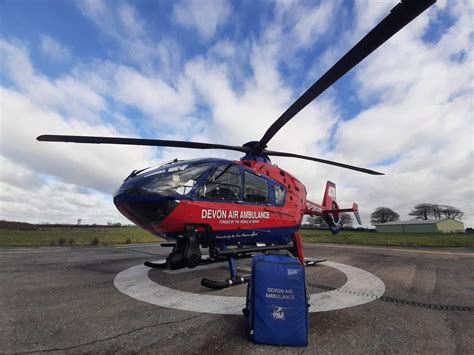 Devon Air Ambulance Crew Take On 37 Mile Walk From Airbase 2 Airbase