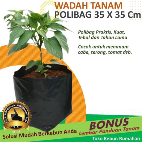 Polybag Tanaman Peralatan Kebun Polibag Ukuran Cm X Cm Untuk