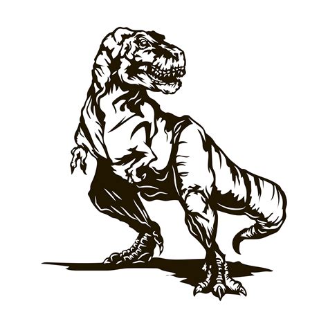 T Rex Svg Digital File T Rexfor Printing On T Shirts File Etsy