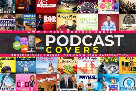 Design Amazing Podcast Cover Art By Designgen Fiverr