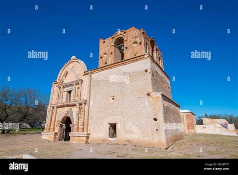 Mission San Jose De Tumacacori Ruin With Spanish Colonial Style Was