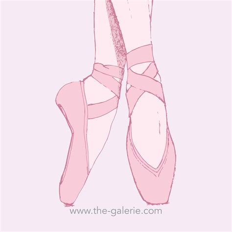 Ballet Feet Vector Illustration — The Galerie Media Ballet