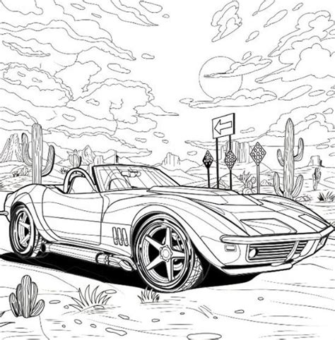 Cool Cars Coloring Pages