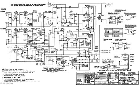 Fender Bassman Schematic Bassman Fender Sch Schematics E