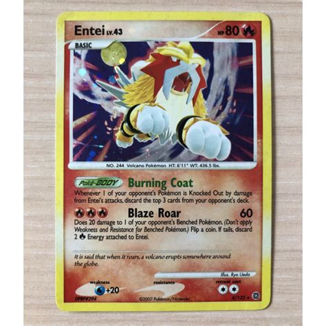 Jual Entei 4 132 Holo Rare Pokemon TCG Card Raikou Suicune Charizard