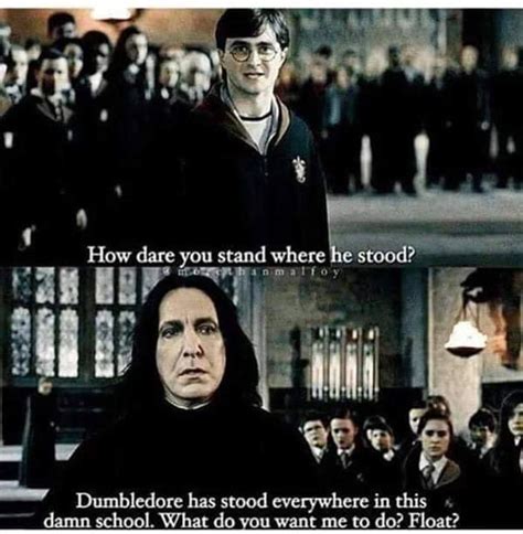 Snape wants to float... : r/HarryPotterMemes