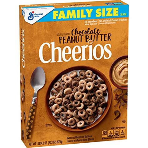 Chocolate Peanut Butter Cheerios Cereal With Oats 20 3 Oz Pricepulse