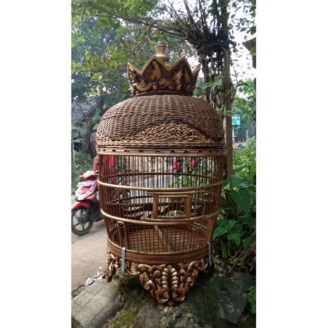 Jual Sangkar Burung Perkutut Sangkar Ukir Kayu Jati Jepara Sangkar