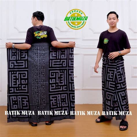 Jual Muza Katun Sarung Kufi Sarung Batik Motif Arab Kufi Sarung