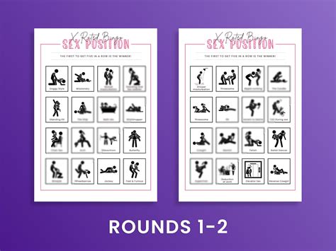 Bachelorette Party Bingo Sex Position Bingo Dirty Bingo Hen Party Game