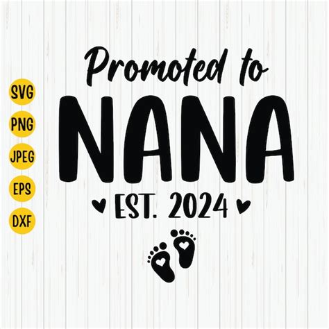 Nana Est 2024 Cricut Etsy